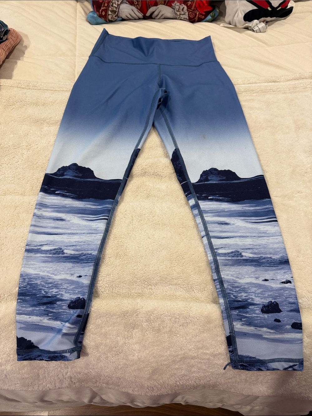 Aerie Blue Landscape Legging